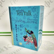 Чай English Tea Talk Tropical Jasmine Тропический Жасмин черн.+зел. 100г (24) Чай English Tea Talk Tropical Jasmine Тропический Жасмин черн.+зел. 100г (24)
