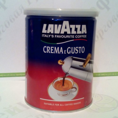 Кофе Lavazza Crema e Gusto Classico молотый 250г з/б