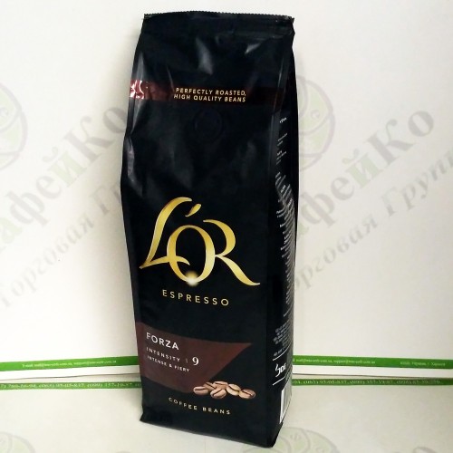 Кава L'or Espresso Forza Еспрессо Форза зерно 500г (8)