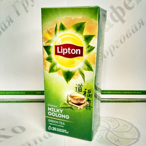 Tea Lipton Milky Oolong 25*1,6g Green (24)