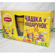 Tea Lipton Set with a cup 4*25*2g black (6)