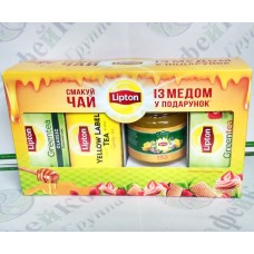 Lipton Tea Set №3 + honey black and green (6)