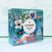 Чай Lovare Набір асорті Fest tea set чорний + зелений 6 * 15 - 90 пакетиків (7)