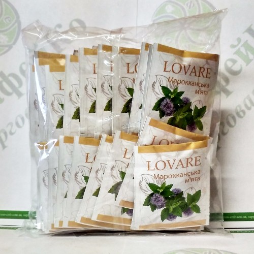 Чай Lovare Марокканська м'ята 50*2г зелений 