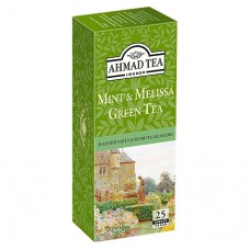 Чай Ахмад Mint &amp; Melissa Green Tea Мята и Мелисса зел. 25шт*1,8г (16)