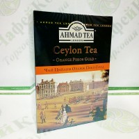 Чай Ахмад Ceylon Orange Pekoe Gold Цейлон Оранж Пеко Голд чорн. 200г (24)