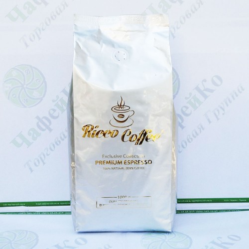 Кава Ricco Premium Espresso 1кг 15% араб 85% роб (10)