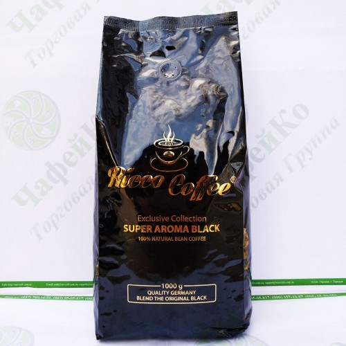 Кава Ricco Super Aroma Black 1 кг 60% араб ,40% роб (10)