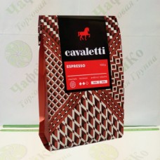 Кава Cavaletti Espresso Кавалетти Еспресо 100г 50% араб. 50% роб.мел (20)