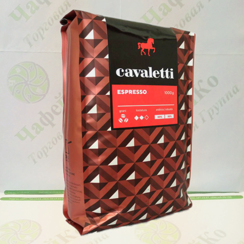 Кава Cavaletti Espresso Кавалетти Еспресо 1 кг 50% араб. 50% роб.зер (6)