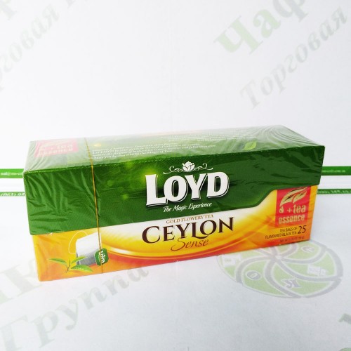 Чай в пакетиках LOYD Ceylon Sense, чорний, 2г*25шт. (16)