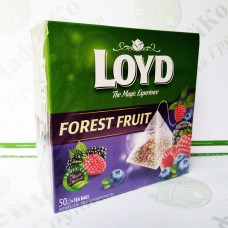 Чай в пакетиках пирамидках Loyd Forest Fruit, лесные ягоды, 2г*50шт. (4)