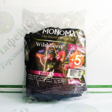 Чай Мономах Wild Berry Лесная ягода 50*1,5г черный (9)