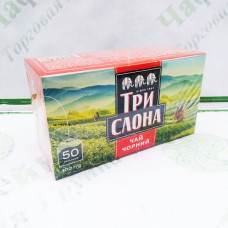 Tea Three elephants black 50 * 2g s / n (16)