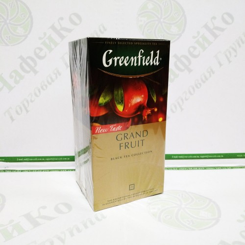 Чай Greenfield Grand fruit чорний з гранатом 25 * 1,5 г (10)
