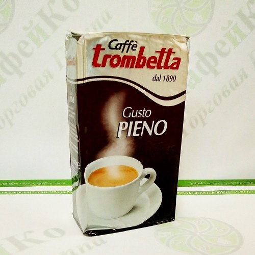Кава Trombetta Gusto Pieno 250г 40% араб./60% роб. (20)